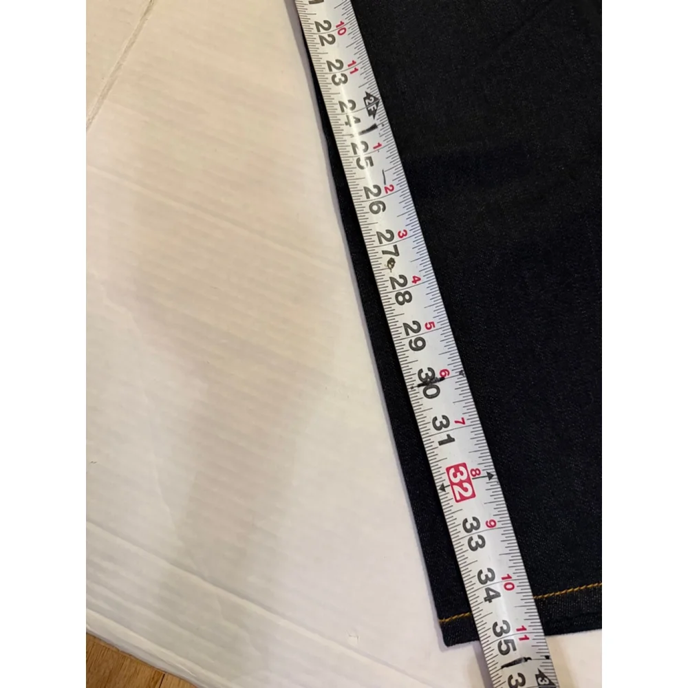 Tory Burch Dark Blue Straight Leg Jeans • NEW • Size 25